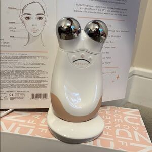 NuFace Facial Toning Device in White and Silver
